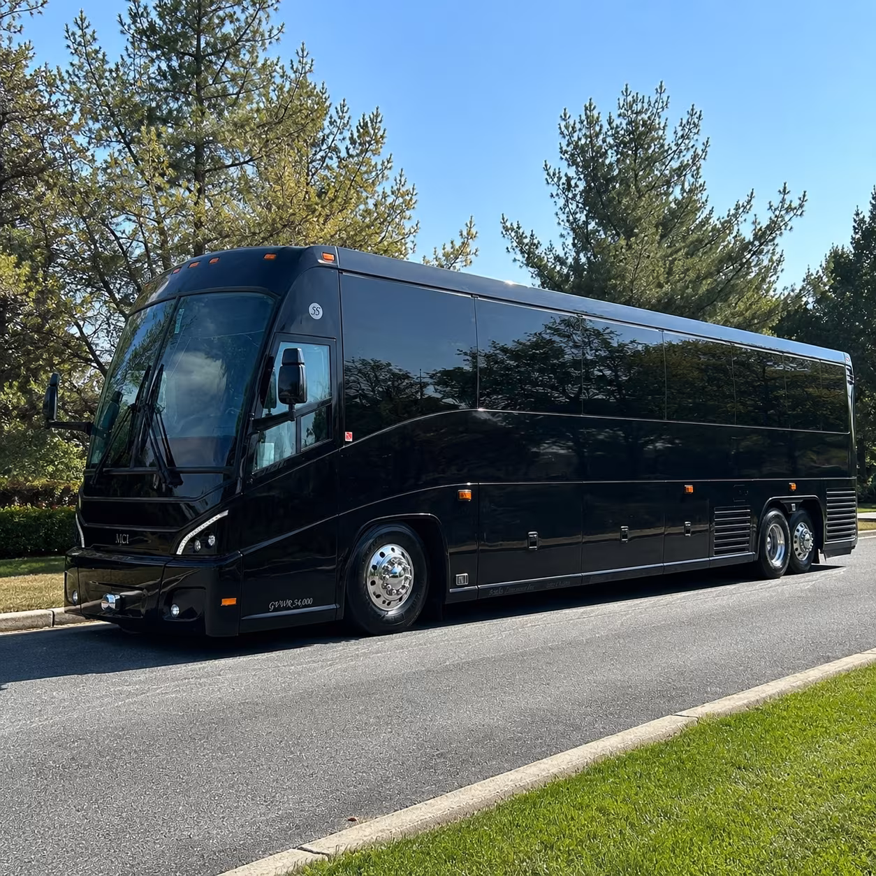 40-56 Passenger Charter Bus Exterior