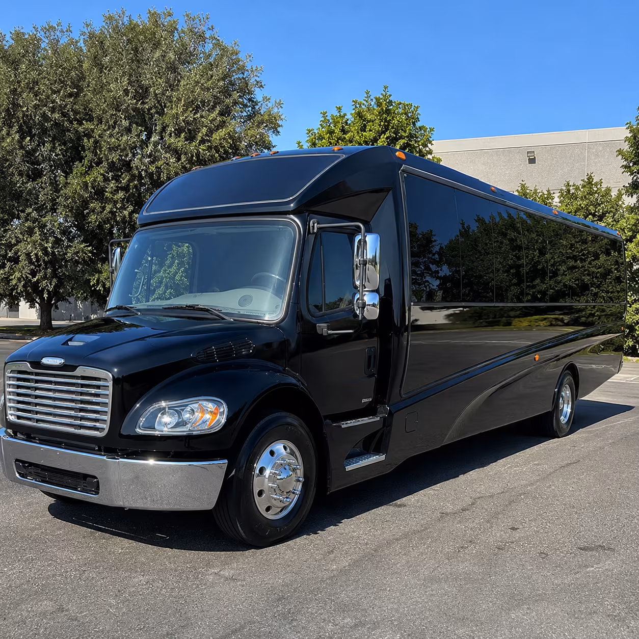 Elk Grove Airport Shuttle & Transportation party bus exterior