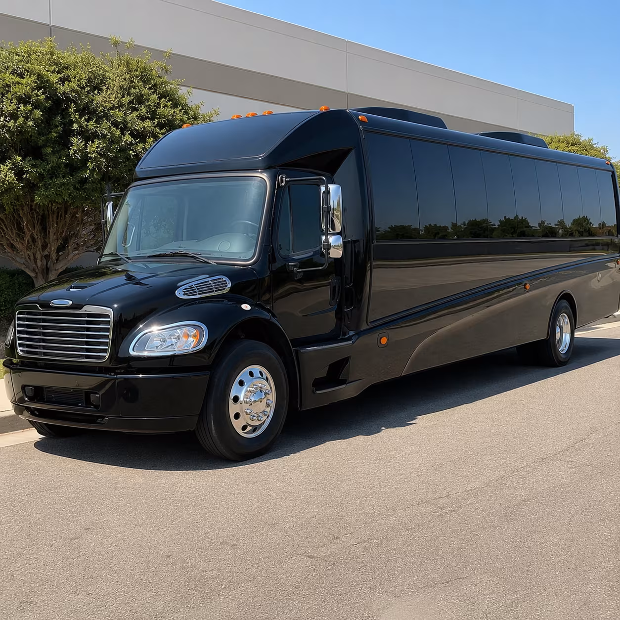 Elk Grove Airport Shuttle & Transportation party bus exterior