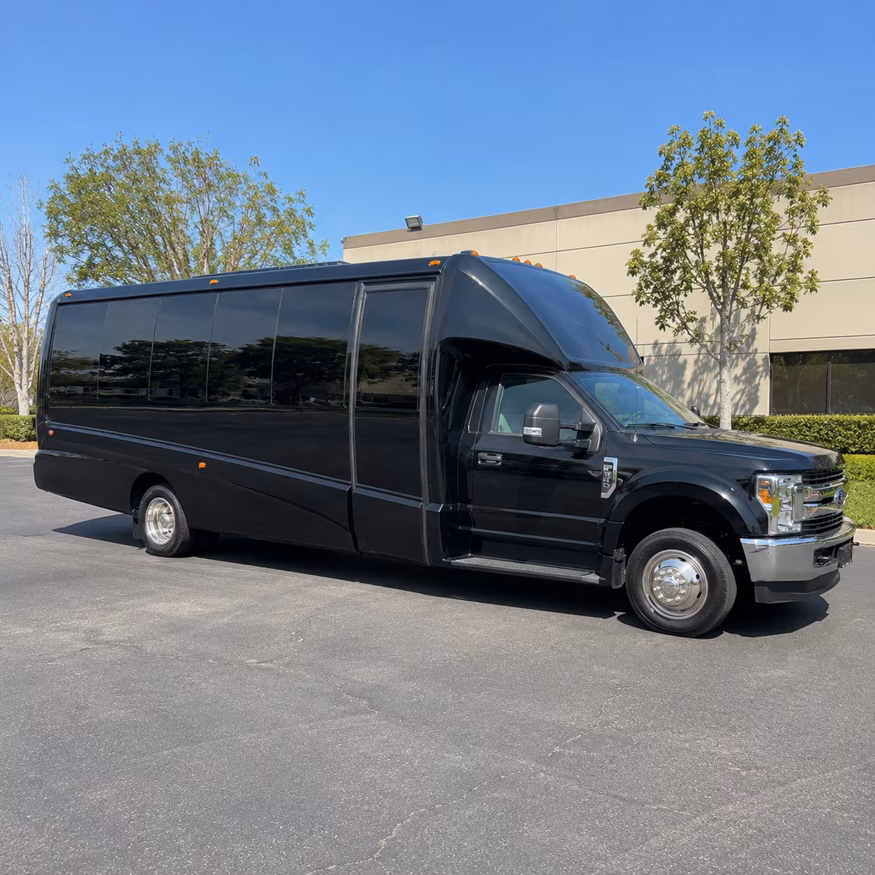 Elk Grove Bachelor & Bachelorette Transportation party bus exterior