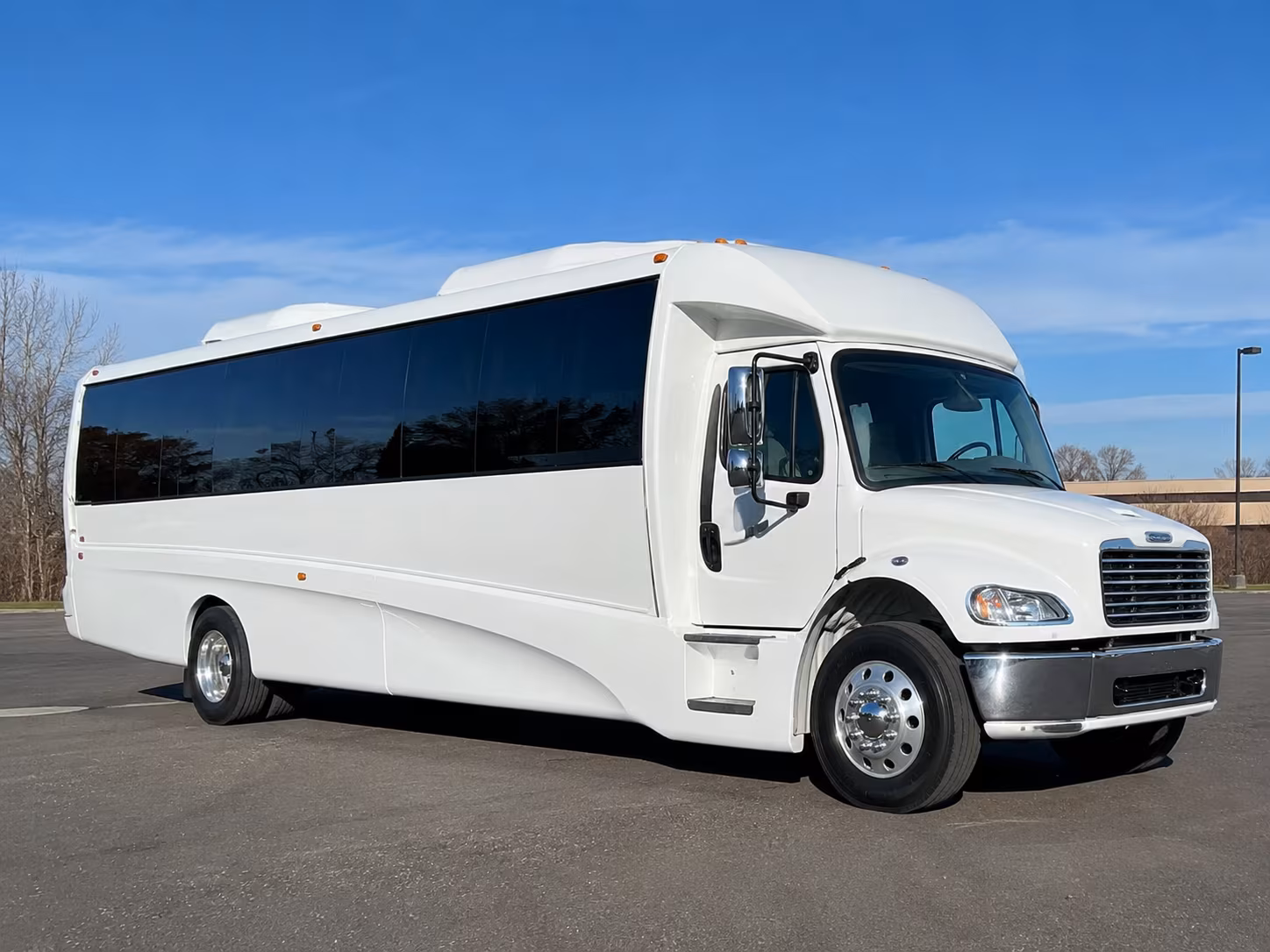 Elk Grove Birthday, Sweet 16, & Quinceañera Transportation party bus exterior