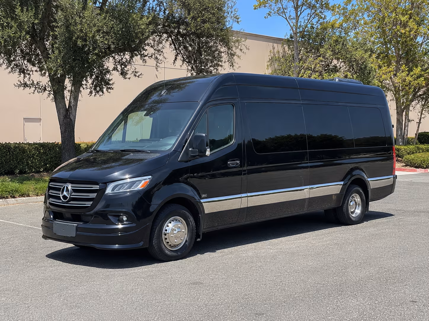 Elk Grove Corporate Transportation party bus exterior