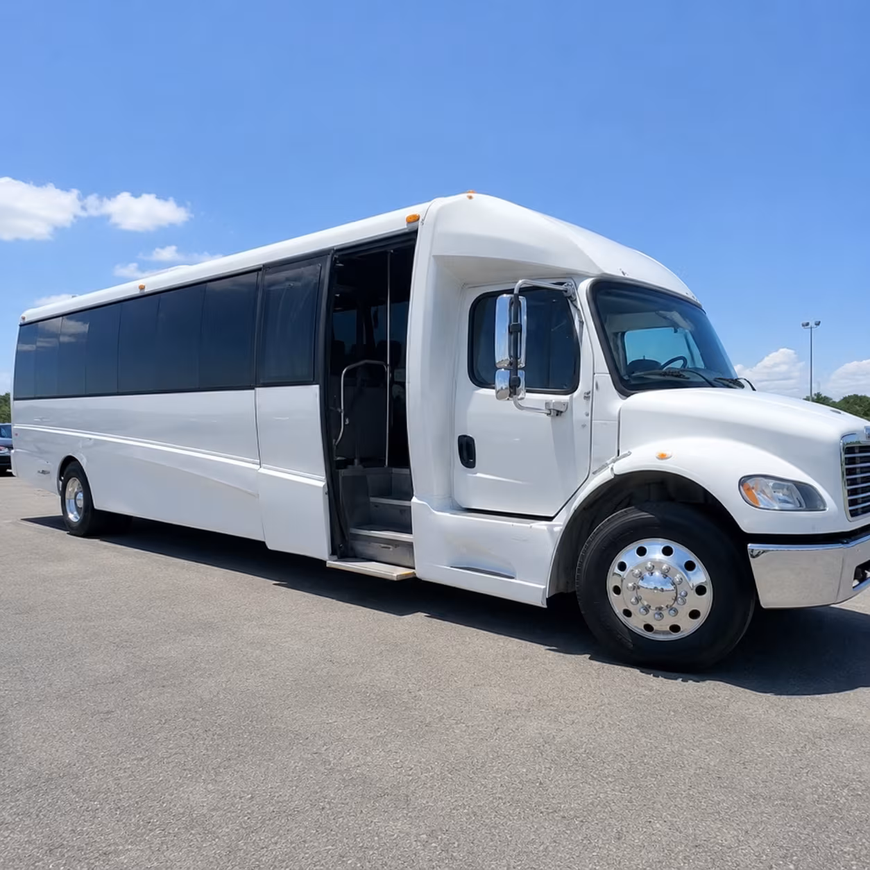Elk Grove Corporate Transportation party bus exterior