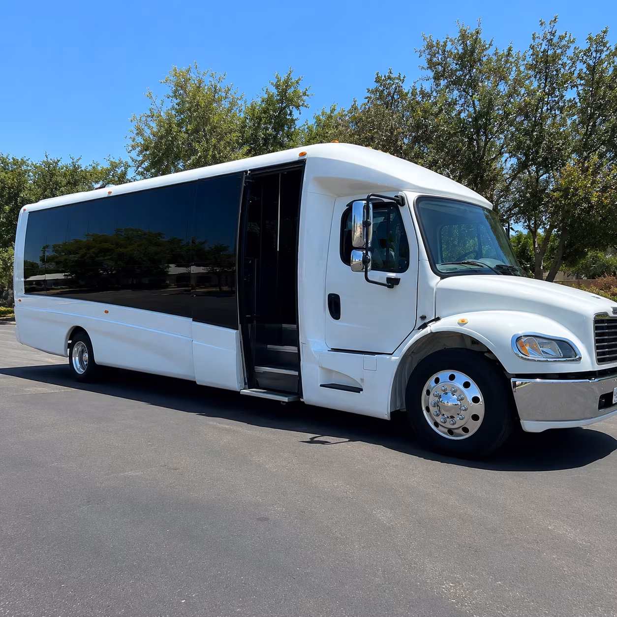 Elk Grove Corporate Transportation party bus interior