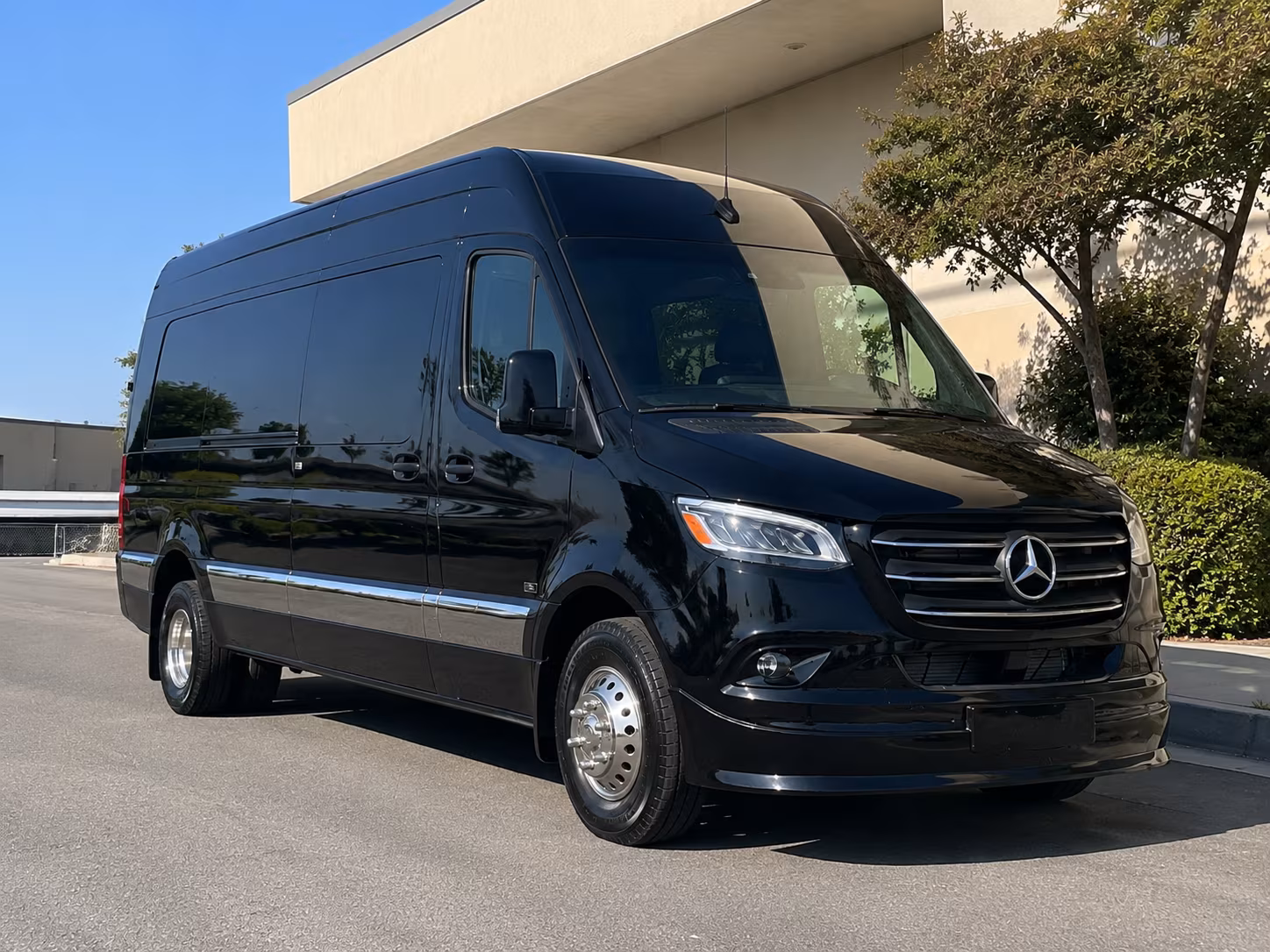 Elk Grove Corporate Transportation party bus exterior
