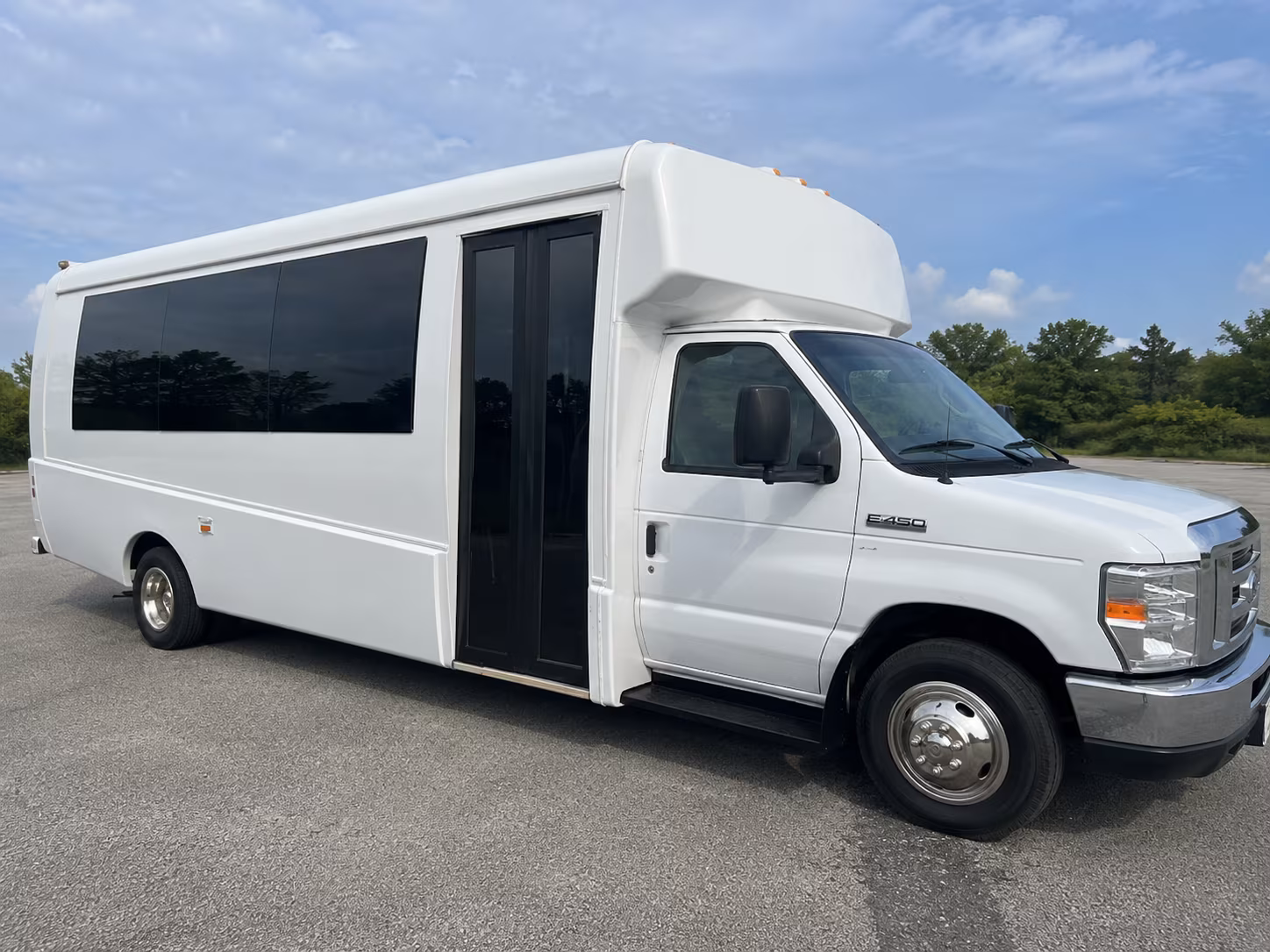 Elk Grove Prom & Homecoming Transportation party bus exterior