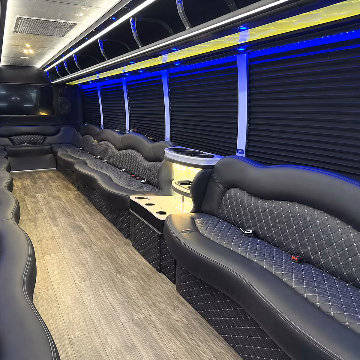 Elk Grove Prom & Homecoming Transportation onboard seating