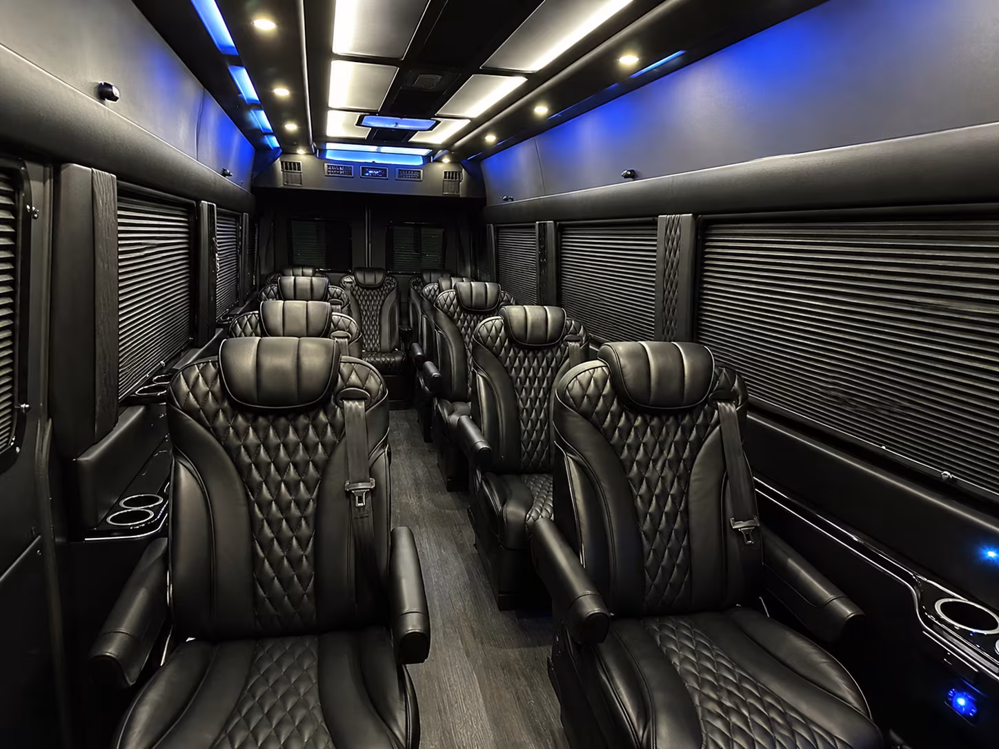 Elk Grove School Event Transportation party bus exterior