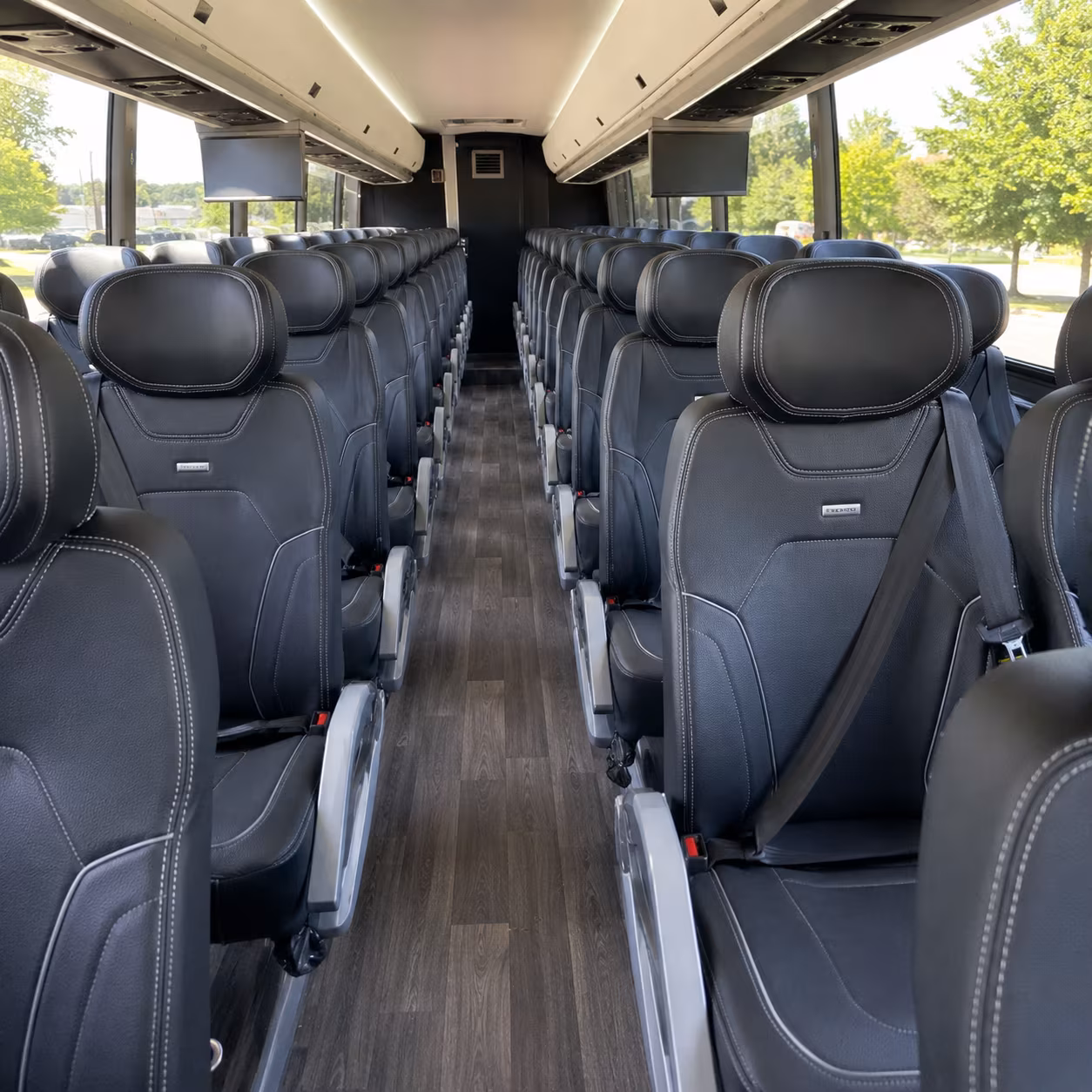 Elk Grove School Event Transportation party bus exterior