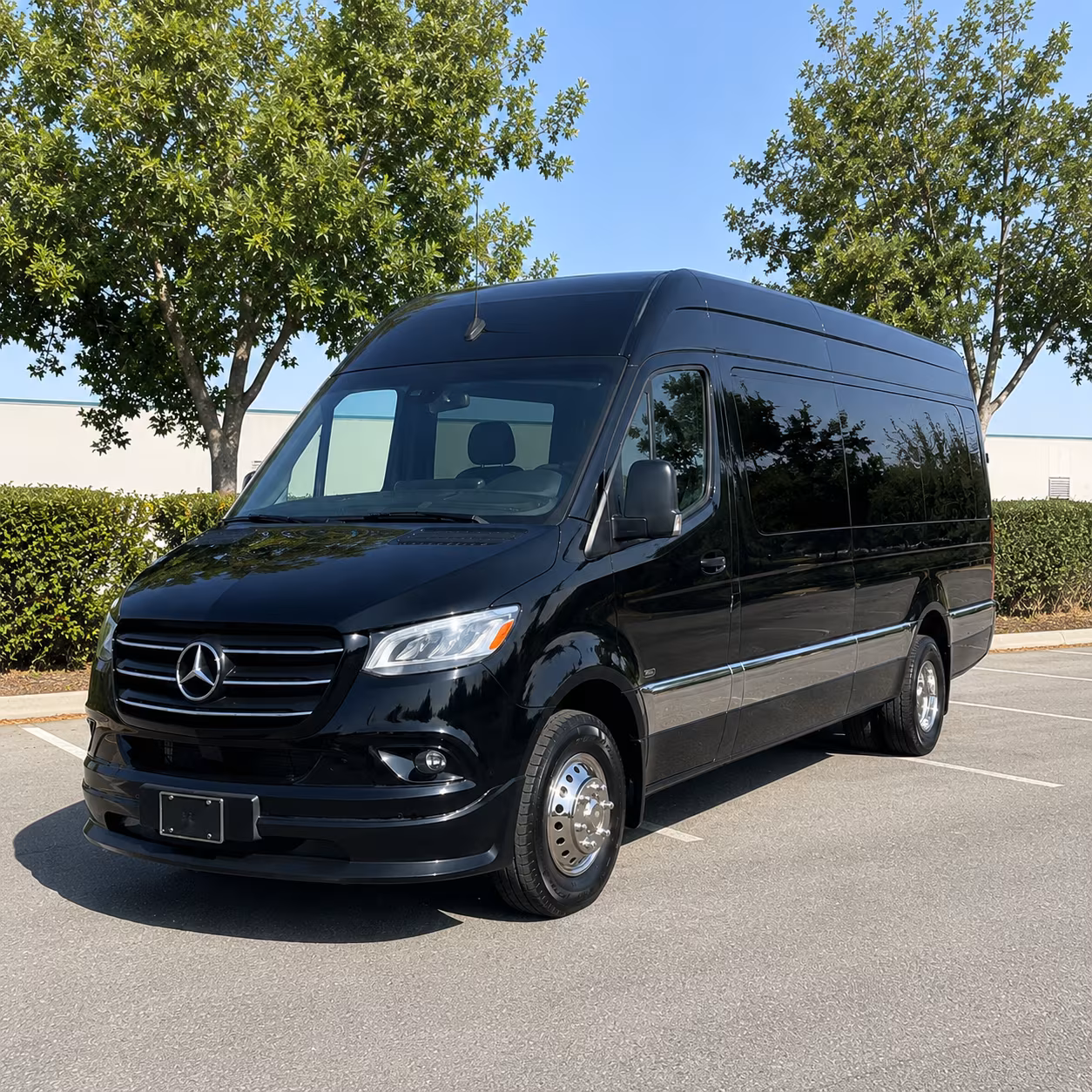 Elk Grove School Event Transportation party bus interior