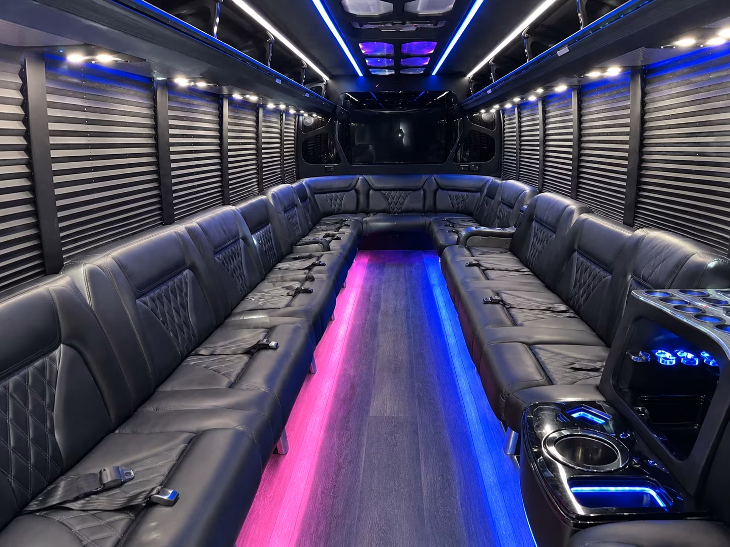 Elk Grove Winery Tour & Pub Crawl Transportation onboard seating