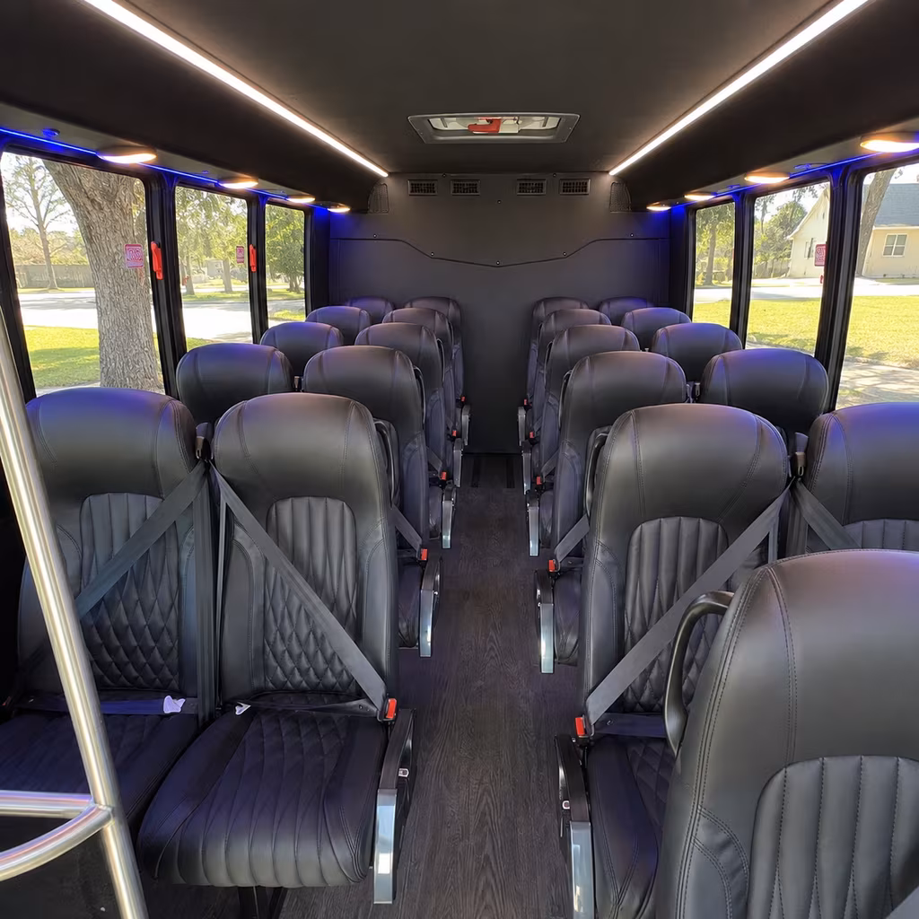 15-35 Passenger Minibus Inside