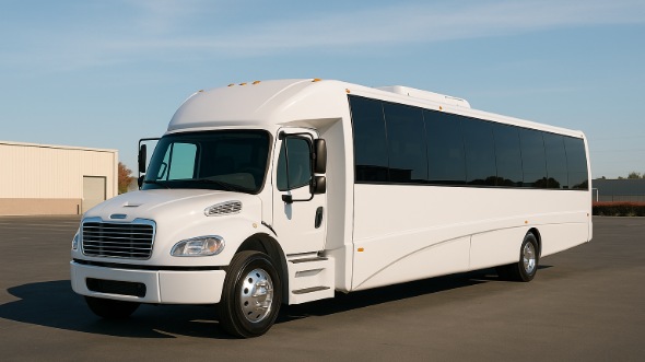 Exterior of Charter Bus Company Citrus Heights's 28 Passenger Party Bus in Citrus Heights