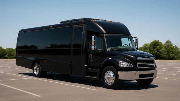 Exterior of Charter Bus Company Citrus Heights's 30 Passenger Party Bus in Citrus Heights