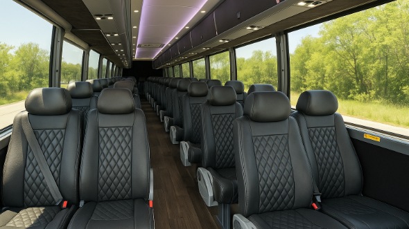 25 passenger minibus interior
